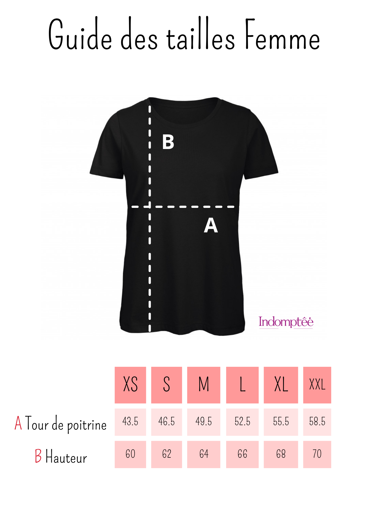 Tee-shirt " Femme capable" Indomptée