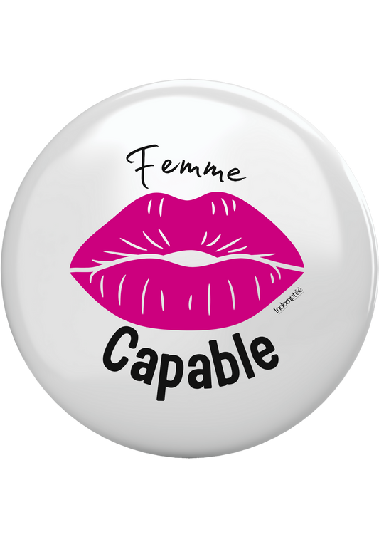 Magnets "Femme capable" Indomptée